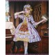 Classical Puppets Stripes and Checks - Maria Antoinette One Piece(Limited Pre-Order/2 Colours/Full Payment Without Shipping)